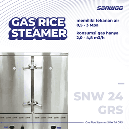 Gas Rice Steamer 24 Tray