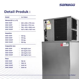 Sanwoo Ice Maker SNW Series