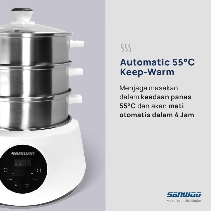 Digital Electric Food Steamer