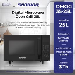 Digital Microwave Oven Grill 25L