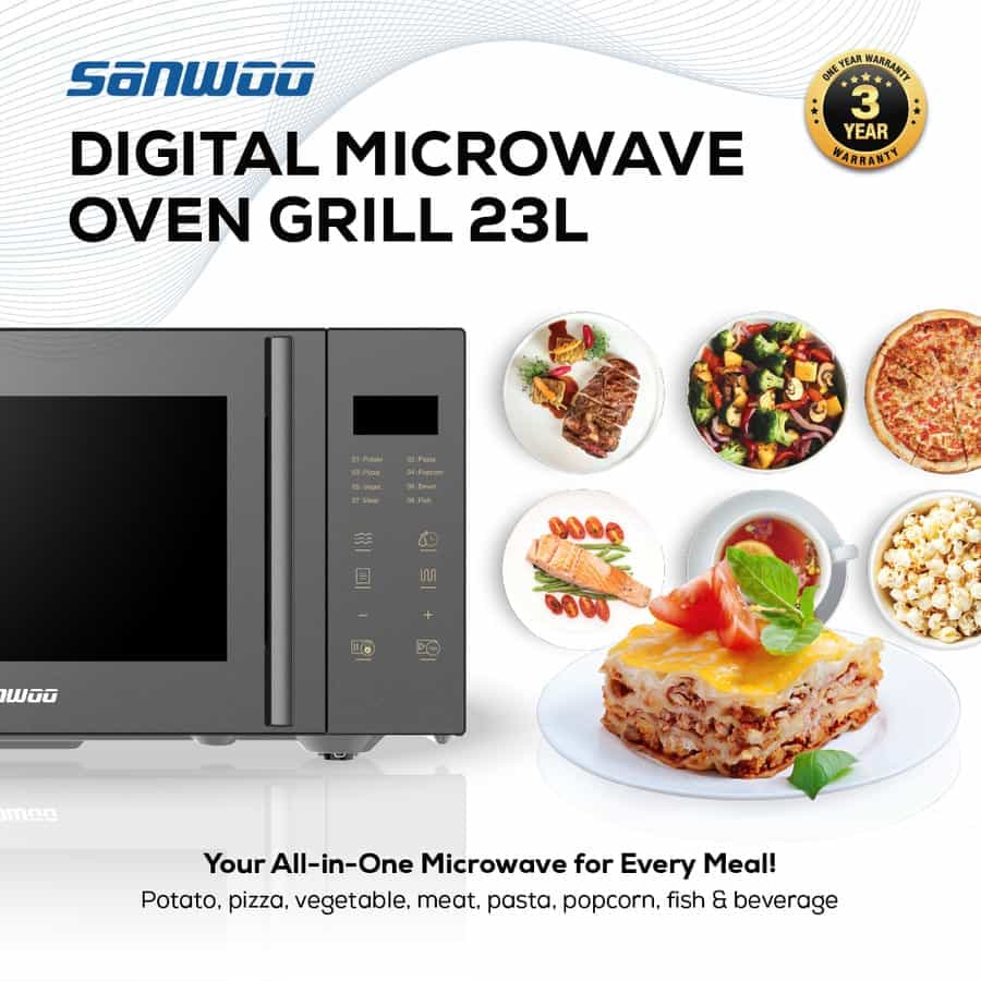 Digital Microwave Oven Grill 23L