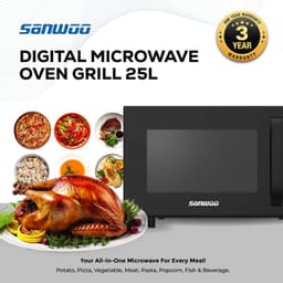 Digital Microwave Oven Grill 25L