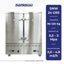 Gas Rice Steamer 24 Tray