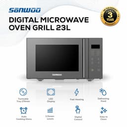 Digital Microwave Oven Grill 23L