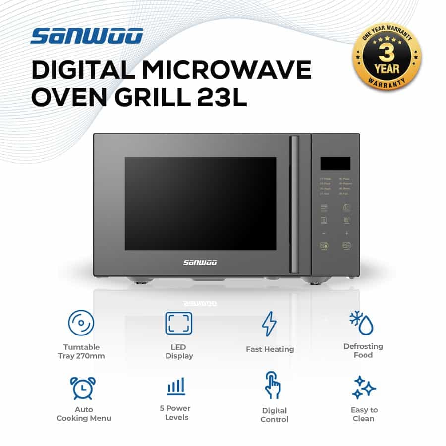 Digital Microwave Oven Grill 23L