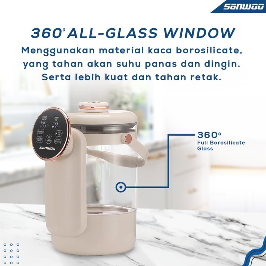 Smart Electric Glass Thermopot