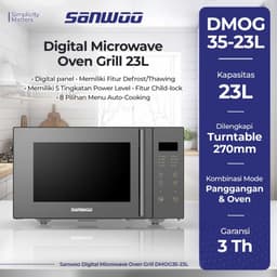 Digital Microwave Oven Grill 23L